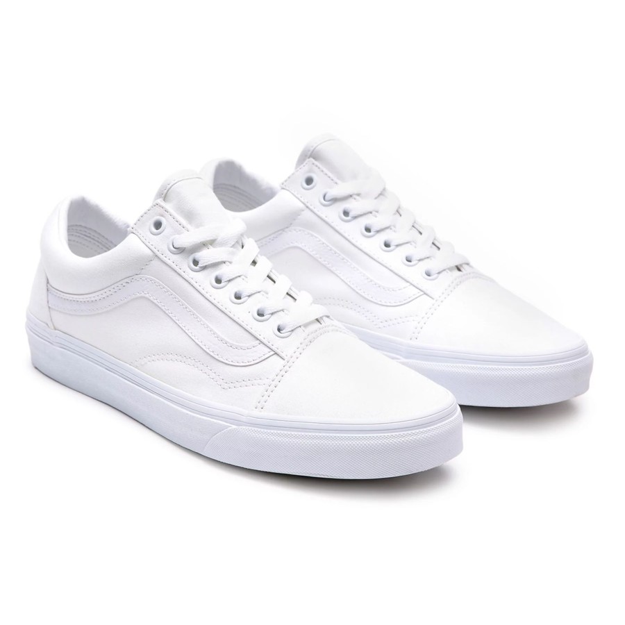 Herren VANS Low-Top-Schuhe | Old Skool Schuhe Weis