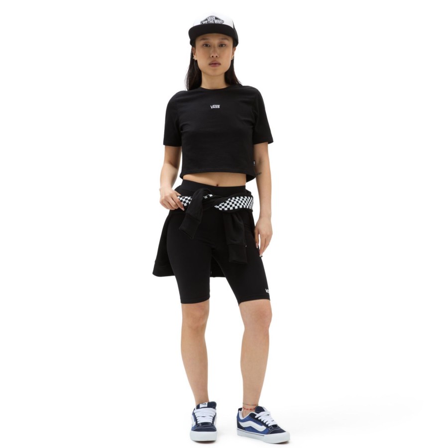 Damen VANS Leggings & Shorts | Flying V Legging Shorts Schwarz