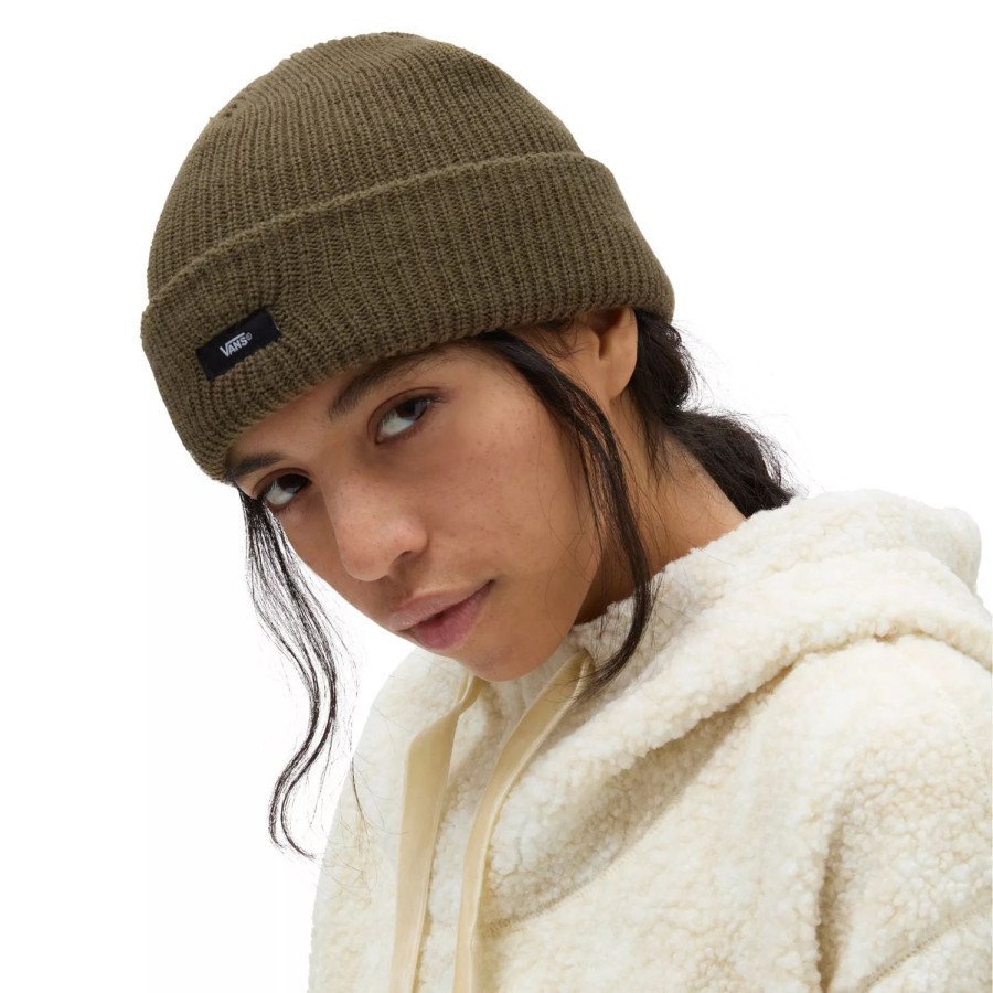 Damen VANS Mutzen, Caps & Hute | Eastview Beanie Mit Umschlag Braun