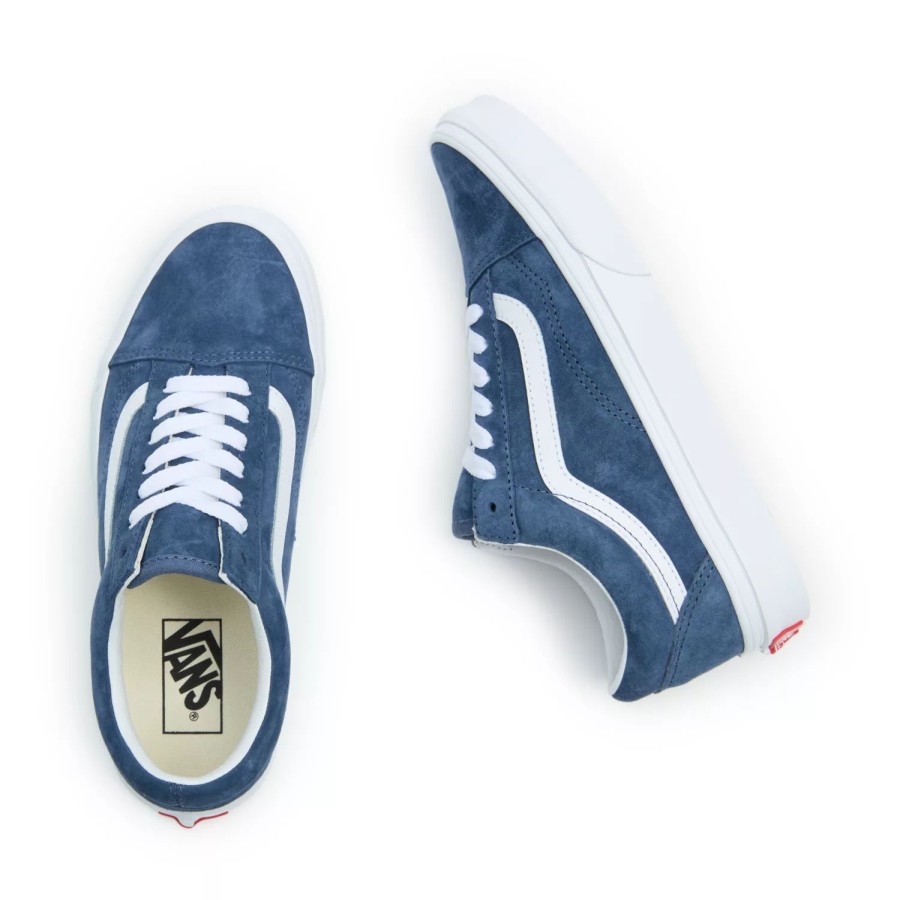 Damen VANS Low-Top Sneaker | Old Skool Wildlederschuhe Blau