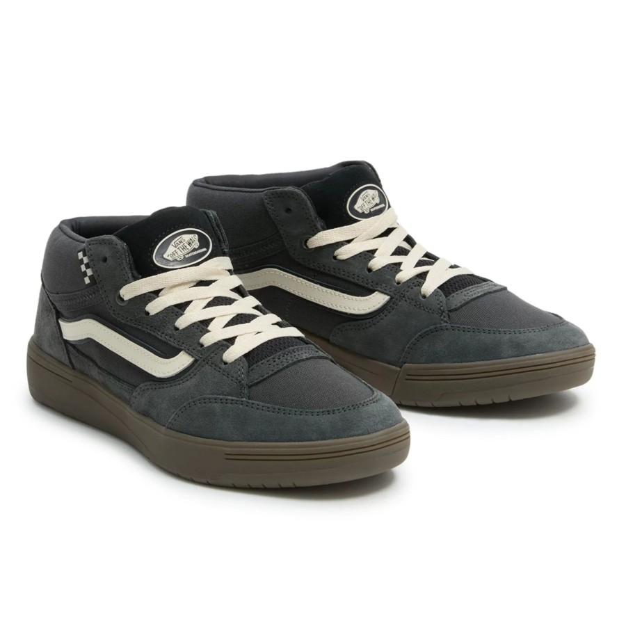 Damen VANS Skateschuhe | Zahba Mid Schuhe Grau