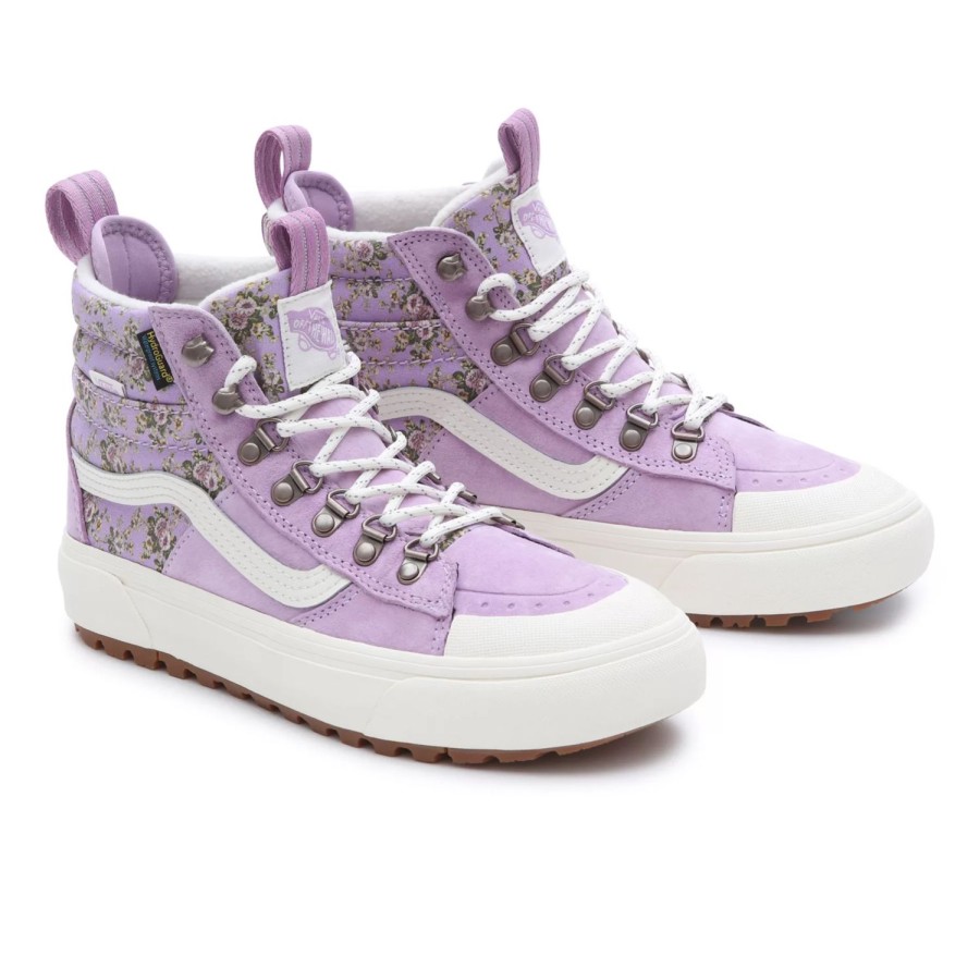 Damen VANS High-Top-Schuhe | Vintage Floral Sk8-Hi Dr Mte-2 Schuhe Violett