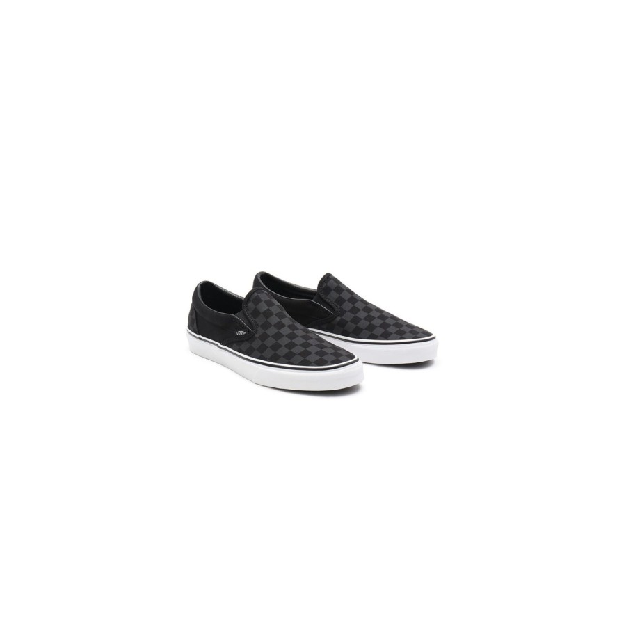 Damen VANS Slip-On-Schuhe | Checkerboard Classic Slip-On Schuhe Schwarz