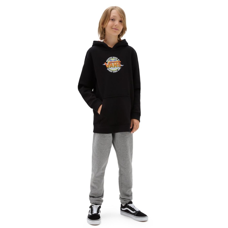 Kinder VANS Jungen-Bekleidung (8-14+) | Jungen Haunted House Of Vans Hoodie (8-14 Jahre) Schwarz