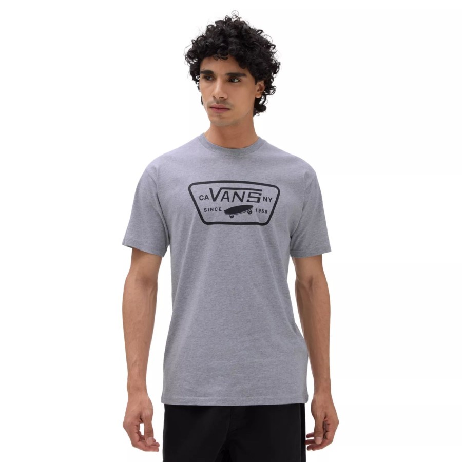 Herren VANS T-Shirts & Tank Tops | Full Patch T-Shirt Grau