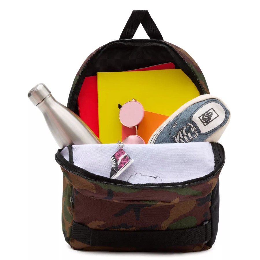 Kinder VANS Taschen & Rucksacke | Kinder Skatepack Rucksack Grun, Braun