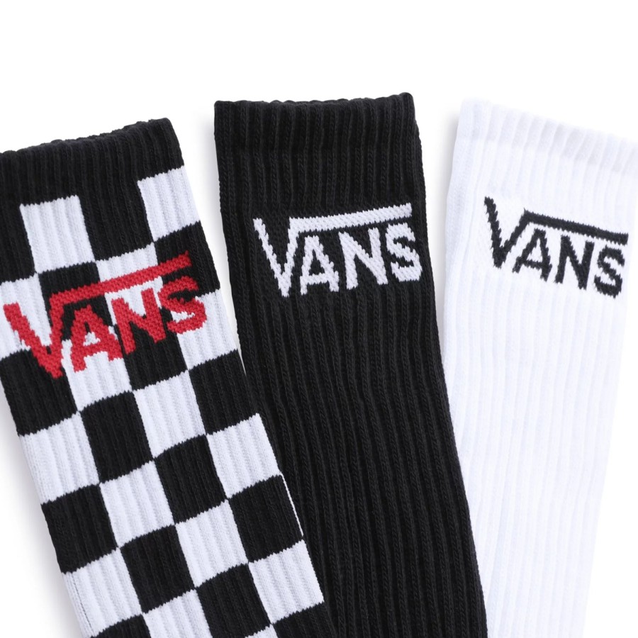 Herren VANS Socken | Classic Crew Socken (3 Paar) Schwarz