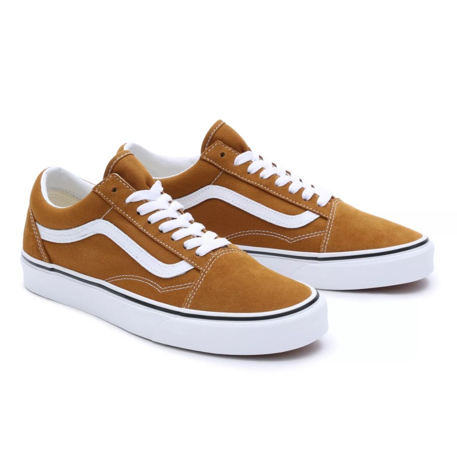 Herren VANS Low-Top-Schuhe | Color Theory Old Skool Schuhe Braun