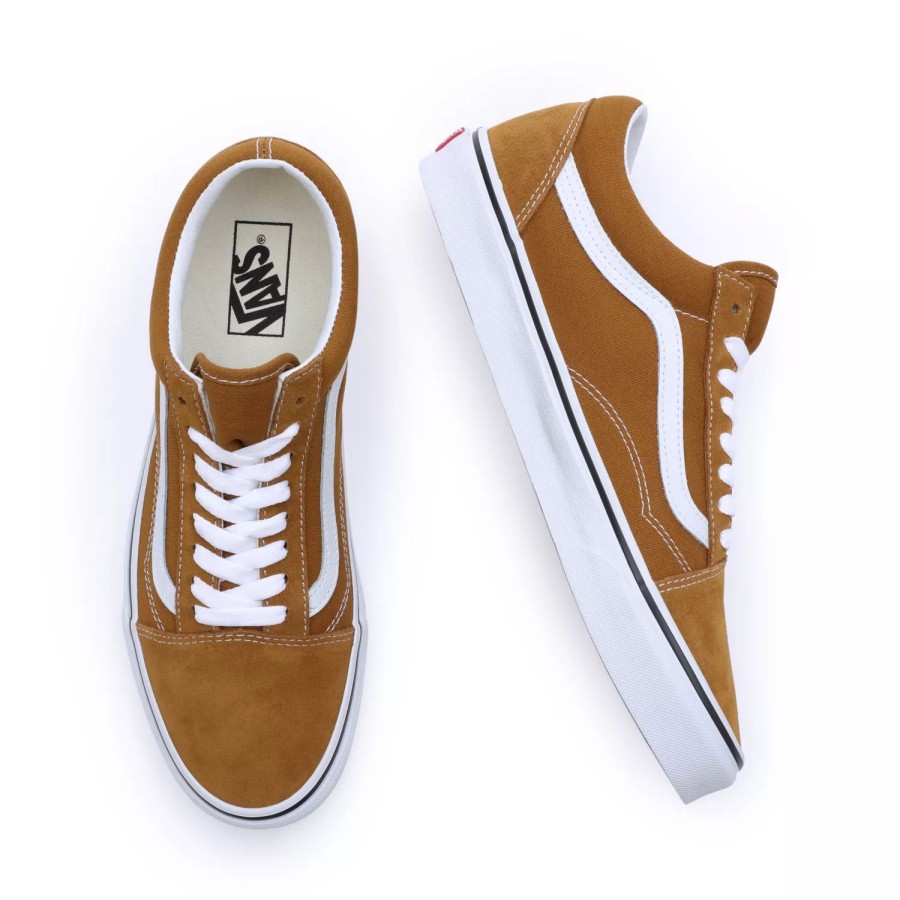 Herren VANS Low-Top-Schuhe | Color Theory Old Skool Schuhe Braun