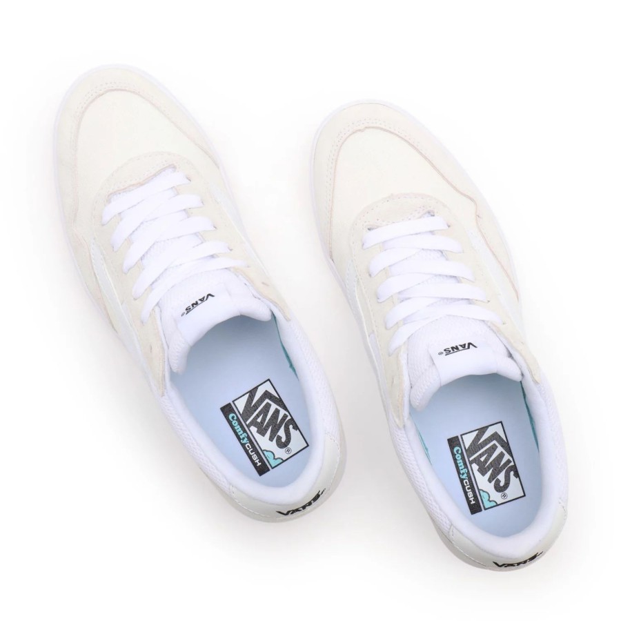 Damen VANS Low-Top Sneaker | Staple Cruze Too Comfycush Schuhe Weis