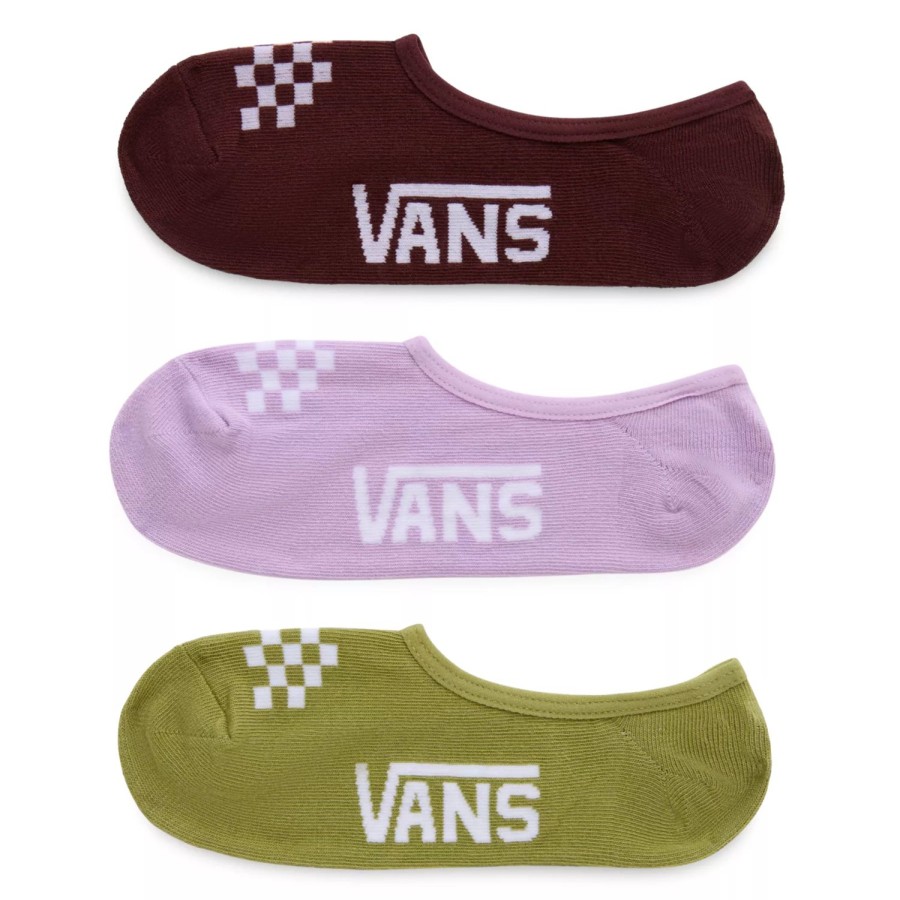 Damen VANS Socken | Klassische Ausgewahlte Canoodle Socken (3 Paar) Braun