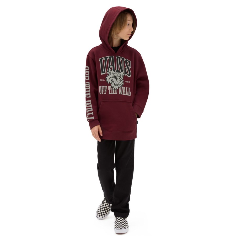 Kinder VANS Jungen-Bekleidung (8-14+) | Jungen Vans Mascot Hoodie (8-14 Jahre) Rot