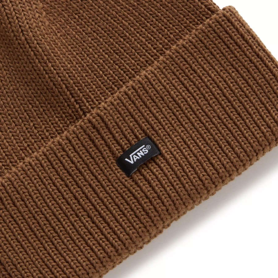 Herren VANS Mutzen, Caps & Hute | Post Shallow Cuff Beanie Mutze Braun