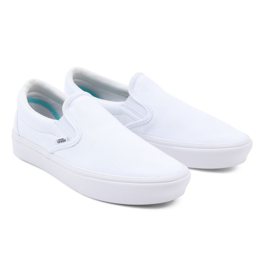 Herren VANS Classics | Comfycush Slip-On Schuhe Weis