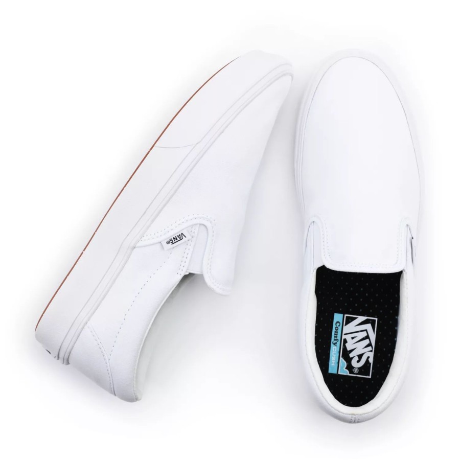 Herren VANS Classics | Comfycush Slip-On Schuhe Weis