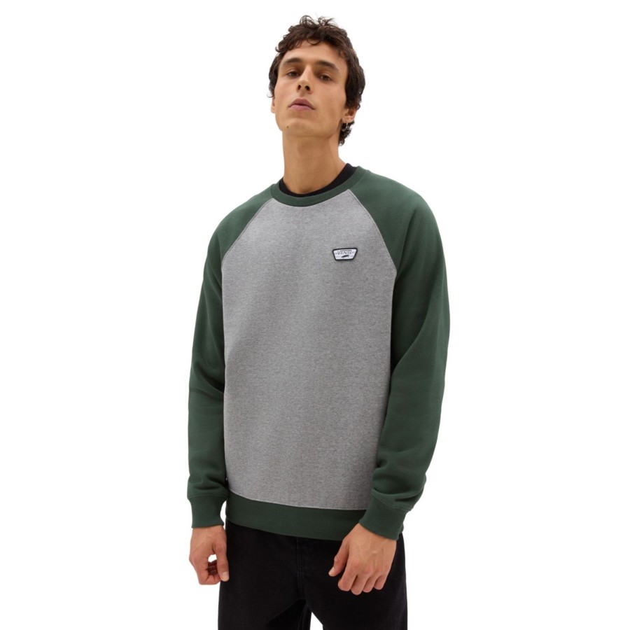 Herren VANS Kapuzenpullover & Sweatshirts | Rutland Crew Sweatshirt Grau