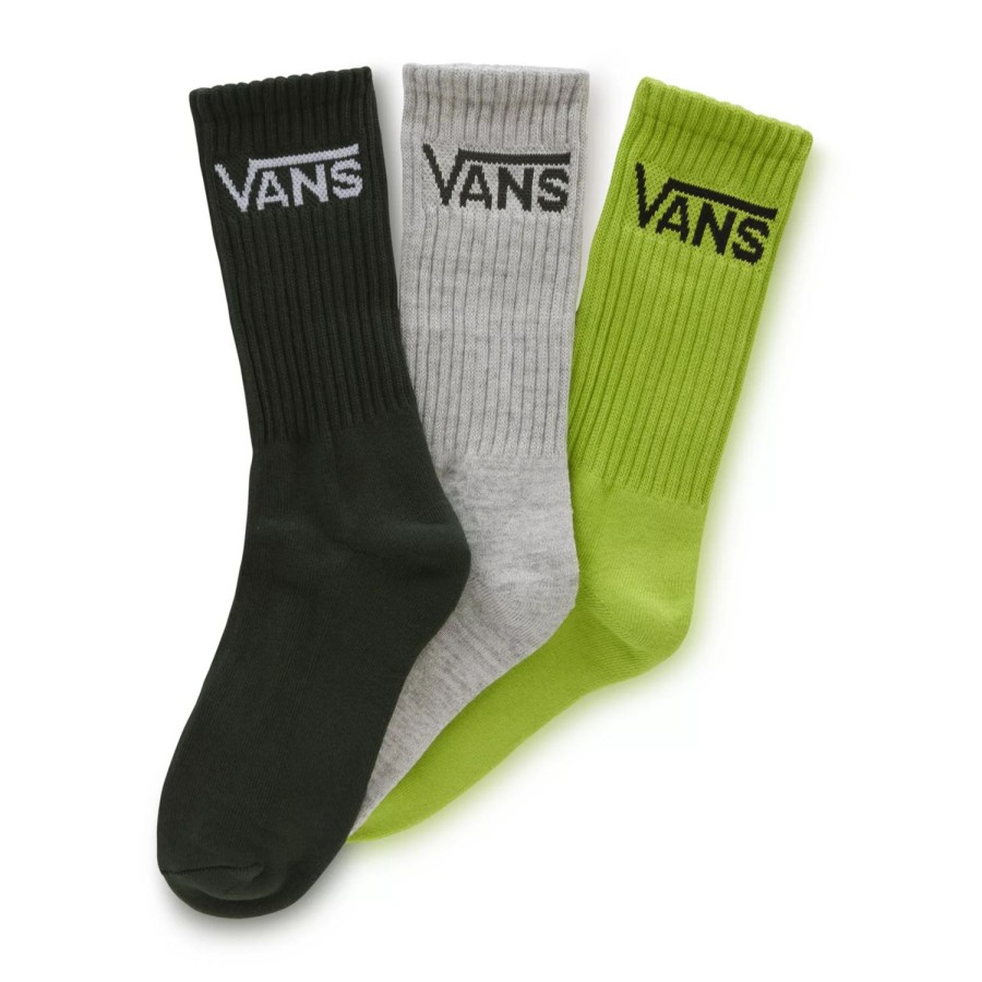 Herren VANS Socken | Classic Crew-Socken (3 Paar) Grun