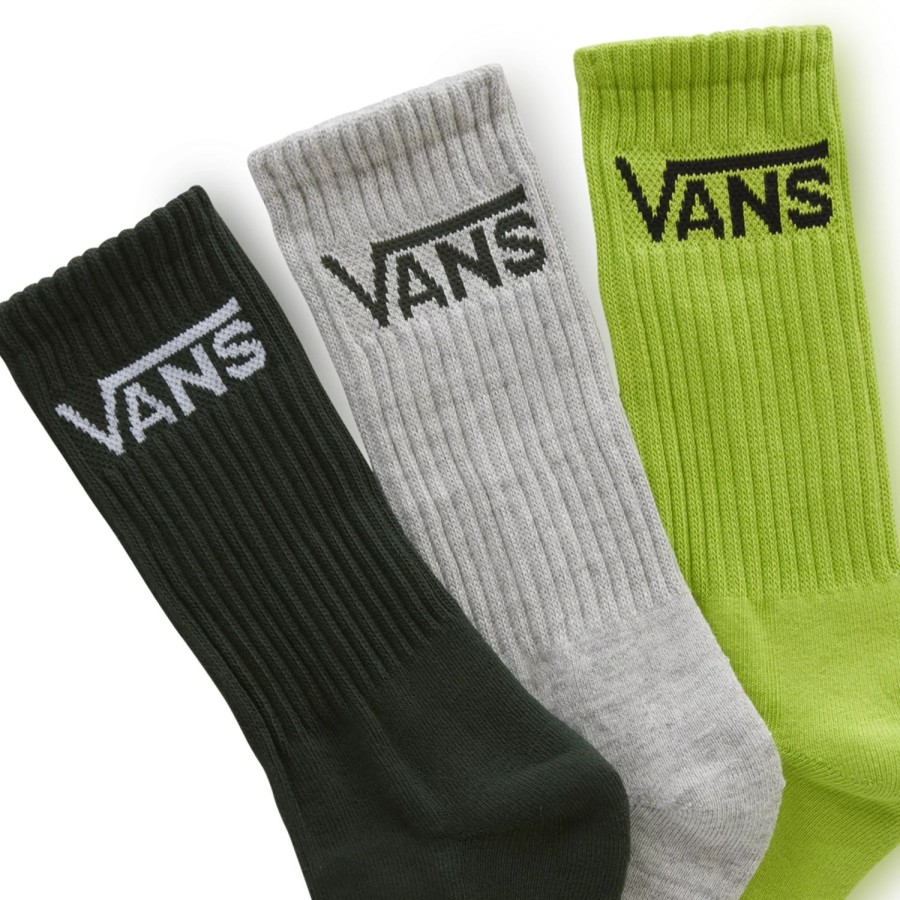 Herren VANS Socken | Classic Crew-Socken (3 Paar) Grun