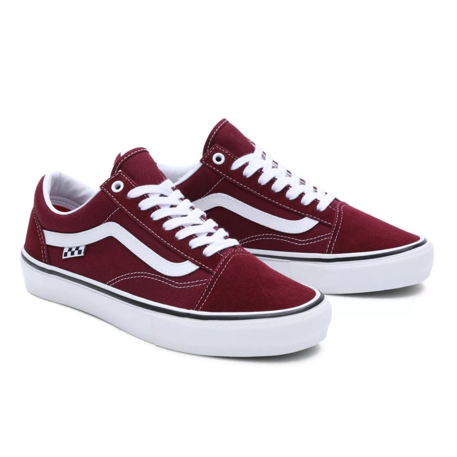 Herren VANS Low-Top-Schuhe | Skate Old Skool Schuhe Rot