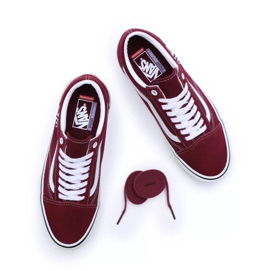 Herren VANS Low-Top-Schuhe | Skate Old Skool Schuhe Rot