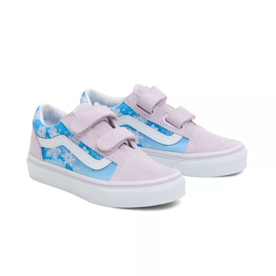 Kinder VANS Classics | Kinder Old Skool Schuhe Mit Klettverschluss (4-8 Jahre) Violett