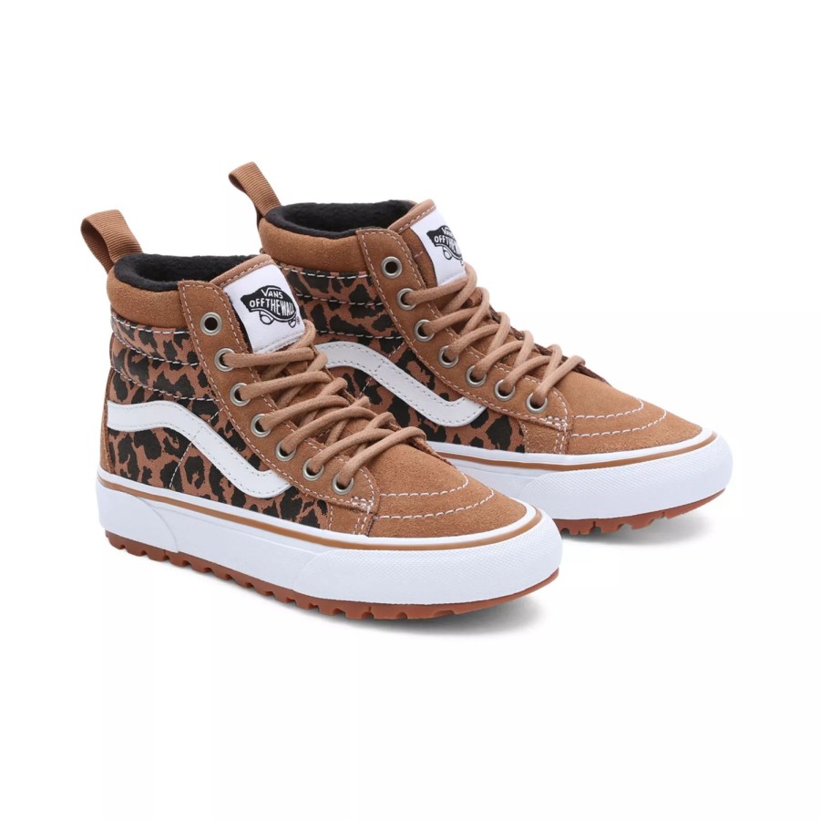 Kinder VANS Kinderschuhe (4-8 Jahre) | Kleine Kinder Sk8-Hi Zip Mte-1 Schuhe (4-8 Jahre) Braun