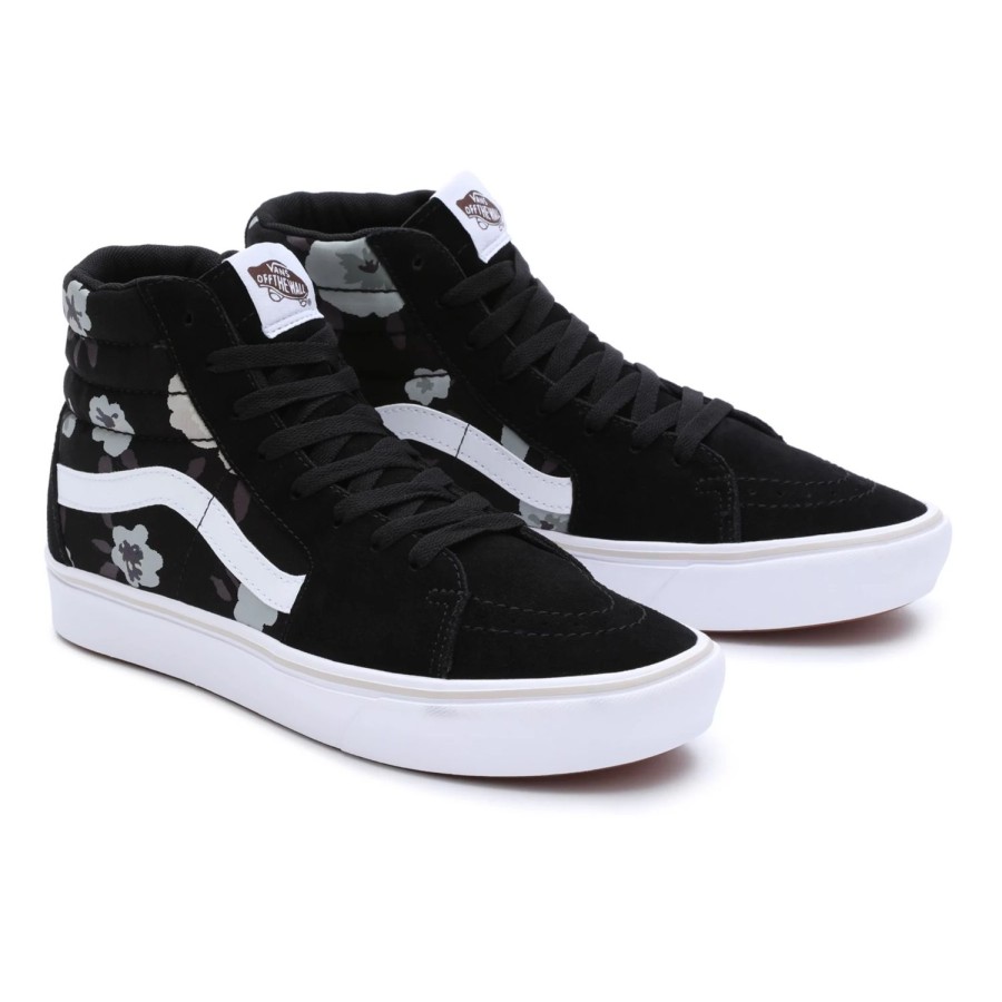 Damen VANS Comfycush Schuhe | Comfycush Sk8-Hi Schuhe Schwarz