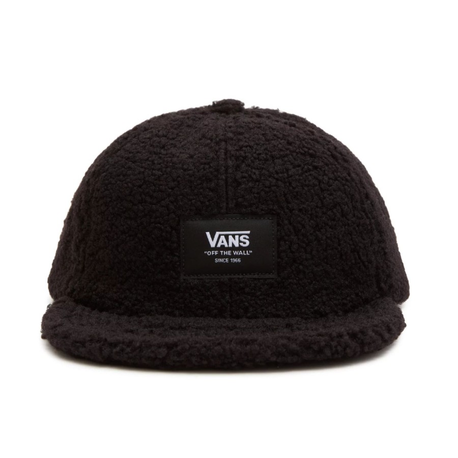 Herren VANS Mutzen, Caps & Hute | Vans Off The Wall Jockey-Kappe Schwarz