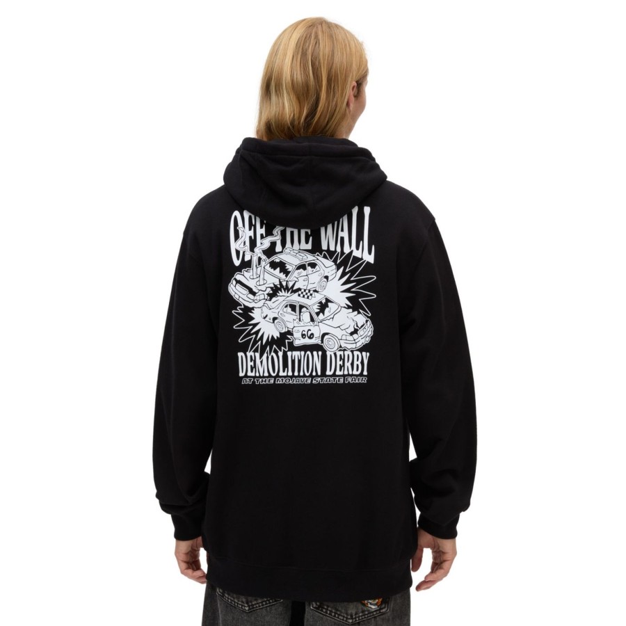 Herren VANS Kapuzenpullover & Sweatshirts | Demo Derby Full Zip Hoodie Schwarz