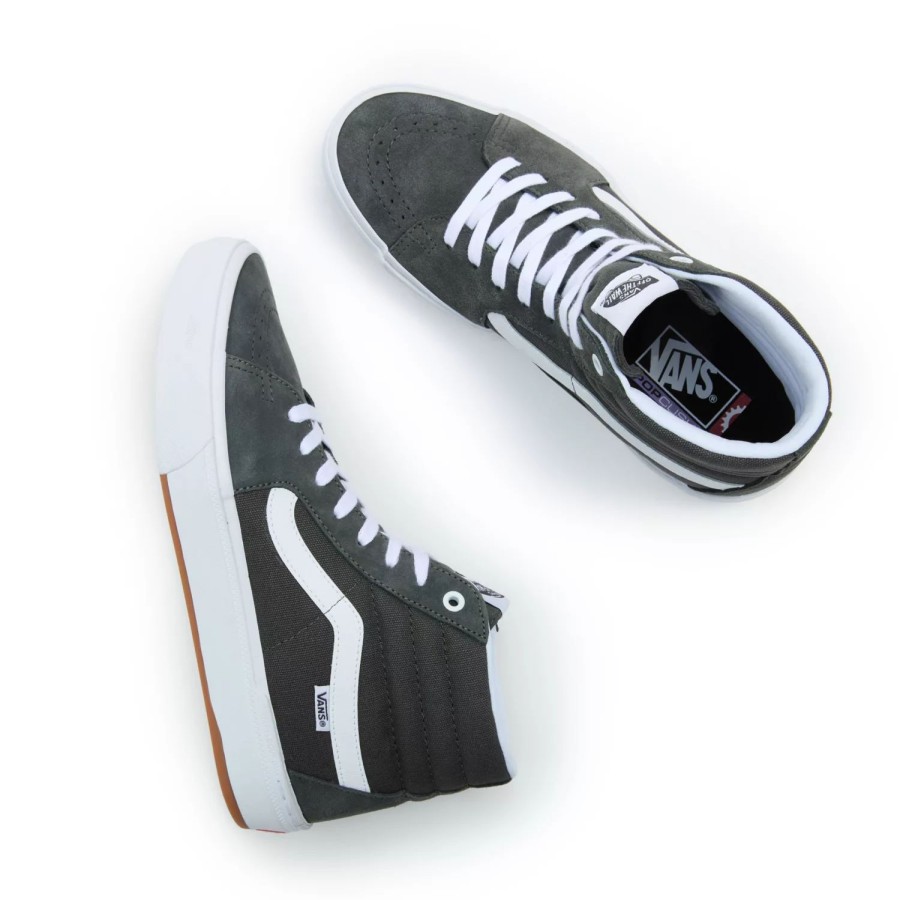 Damen VANS Skateschuhe | Bmx Sk8-Hi Schuhe Grau