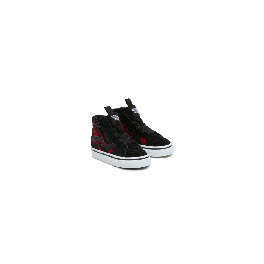 Kinder VANS Easy On, Easy Off | Kleinkinder Sk8-Hi Reissue Side Zip Schuhe (1-4 Jahre) Schwarz