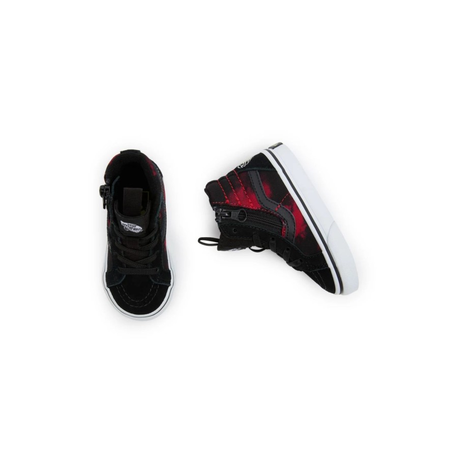 Kinder VANS Easy On, Easy Off | Kleinkinder Sk8-Hi Reissue Side Zip Schuhe (1-4 Jahre) Schwarz