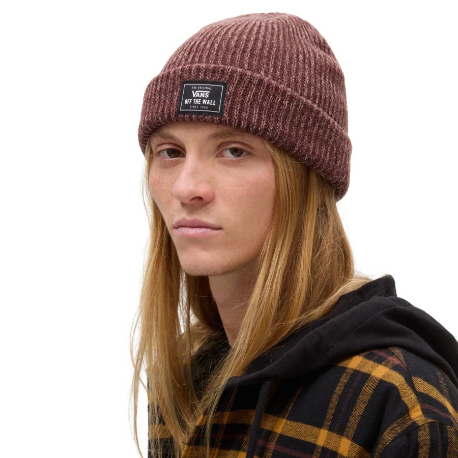 Damen VANS Mutzen, Caps & Hute | Bruckner Beanie-Mutze Mit Umschlag Braun