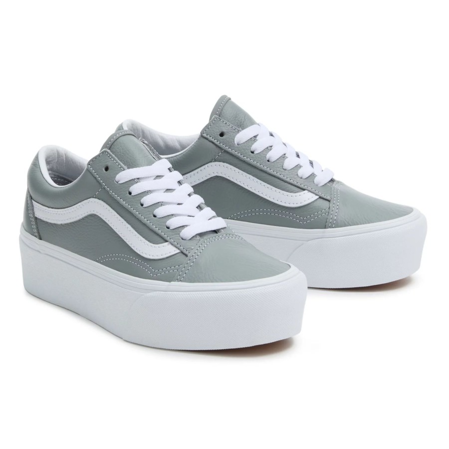 Damen VANS Classics | Old Skool Stackform Schuhe Grau