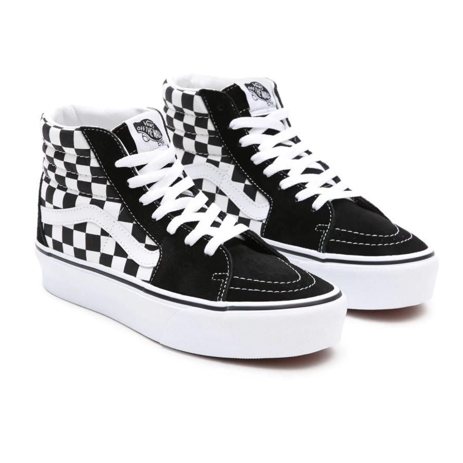 Damen VANS High-Top-Schuhe | Sk8-Hi Platform 2.0 Schuhe Schwarz, Weis