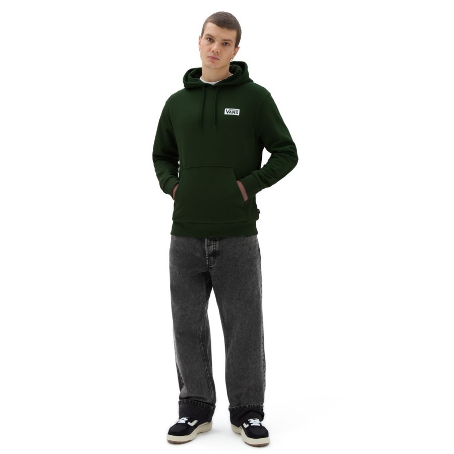 Herren VANS Kapuzenpullover & Sweatshirts | Locker Geschnittener Hoodie Grun