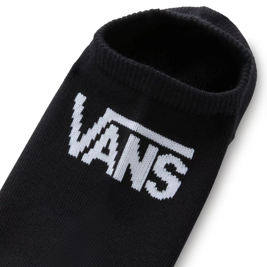 Kinder VANS Socken | Kinder Vans Classic Kick No Show Socken (3 Paar) Schwarz