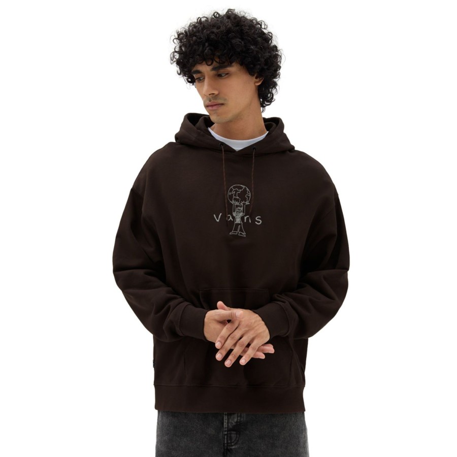 Herren VANS Kapuzenpullover & Sweatshirts | Nick Michel Hoodie Braun