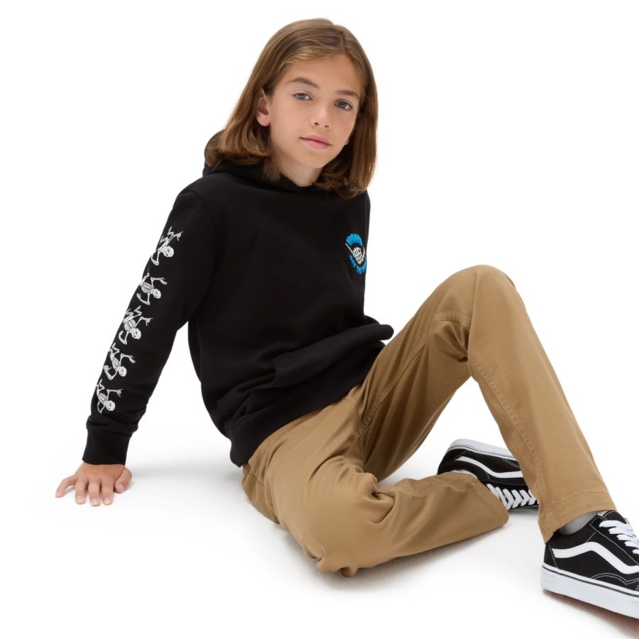 Kinder VANS Jungen-Bekleidung (8-14+) | Kinder 66 Shredders Hoodie (8-14 Jahre) Schwarz