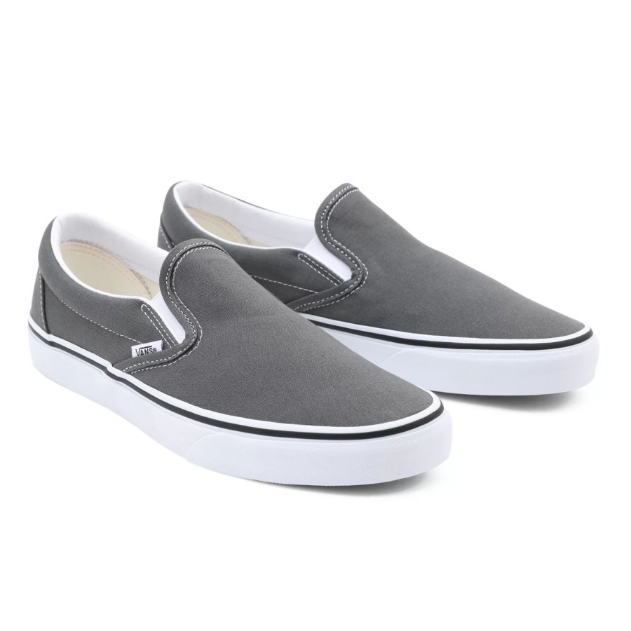 Herren VANS Slip-On-Schuhe | Classic Slip-On Schuhe Grau