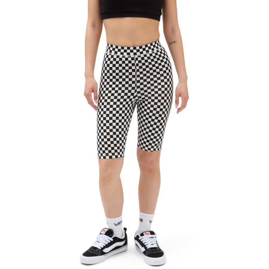 Herren VANS Hosen Guide | Flying V Print Legging Shorts Schwarz, Weis