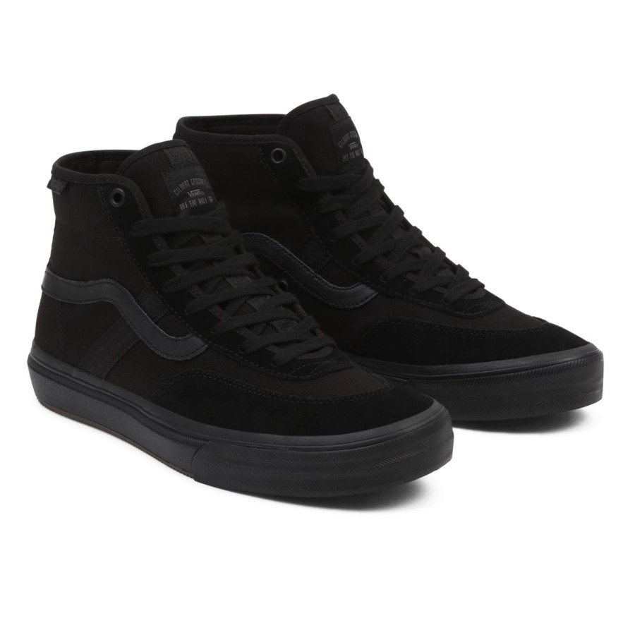 Herren VANS Skateschuhe | Crockett High Schuhe Schwarz