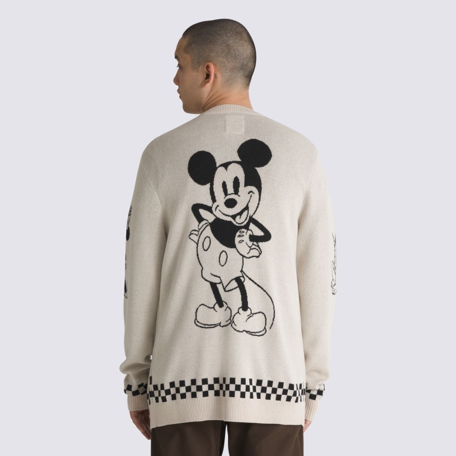 Herren VANS Kapuzenpullover & Sweatshirts | Disney X Vans Club Cardigan Beige