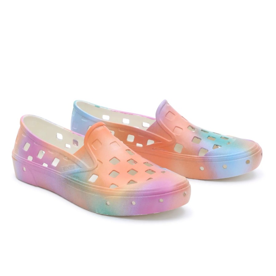 Damen VANS Slip-On-Schuhe | Aura Fade Slip-On Trk Schuhe Multicolour