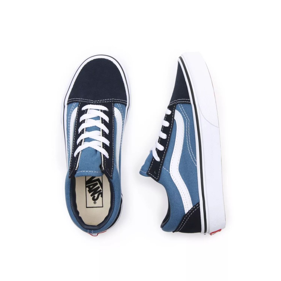 Kinder VANS Kinderschuhe (4-8 Jahre) | Kinder Old Skool Schuhe (4-8 Jahre) Blau