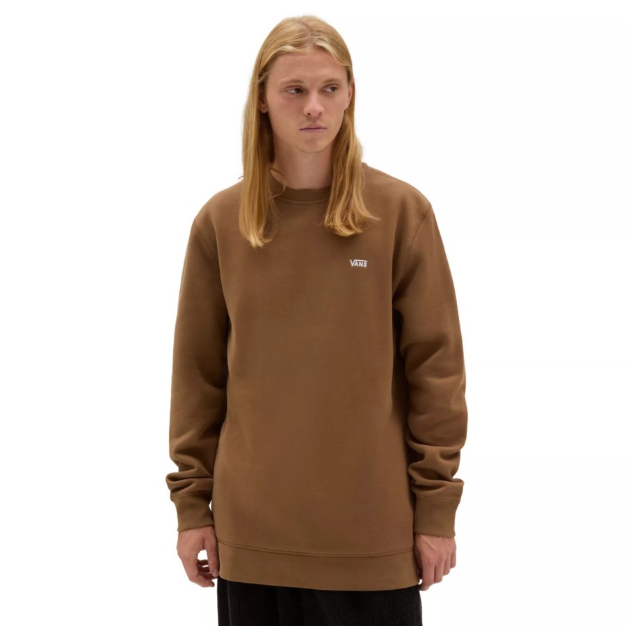 Herren VANS Kapuzenpullover & Sweatshirts | Comfycush Rundhals-Sweatshirt Braun