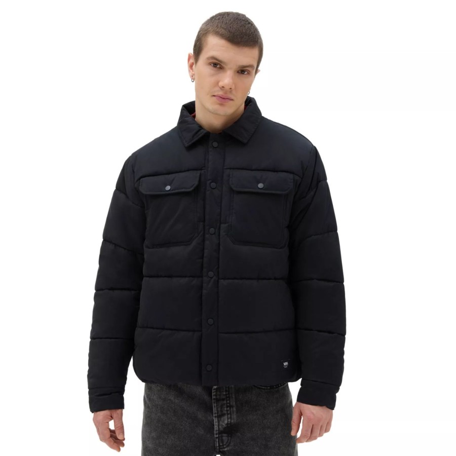 Herren VANS Jacken & Wendeparka | Davis Mte-1 Steppjacke Schwarz