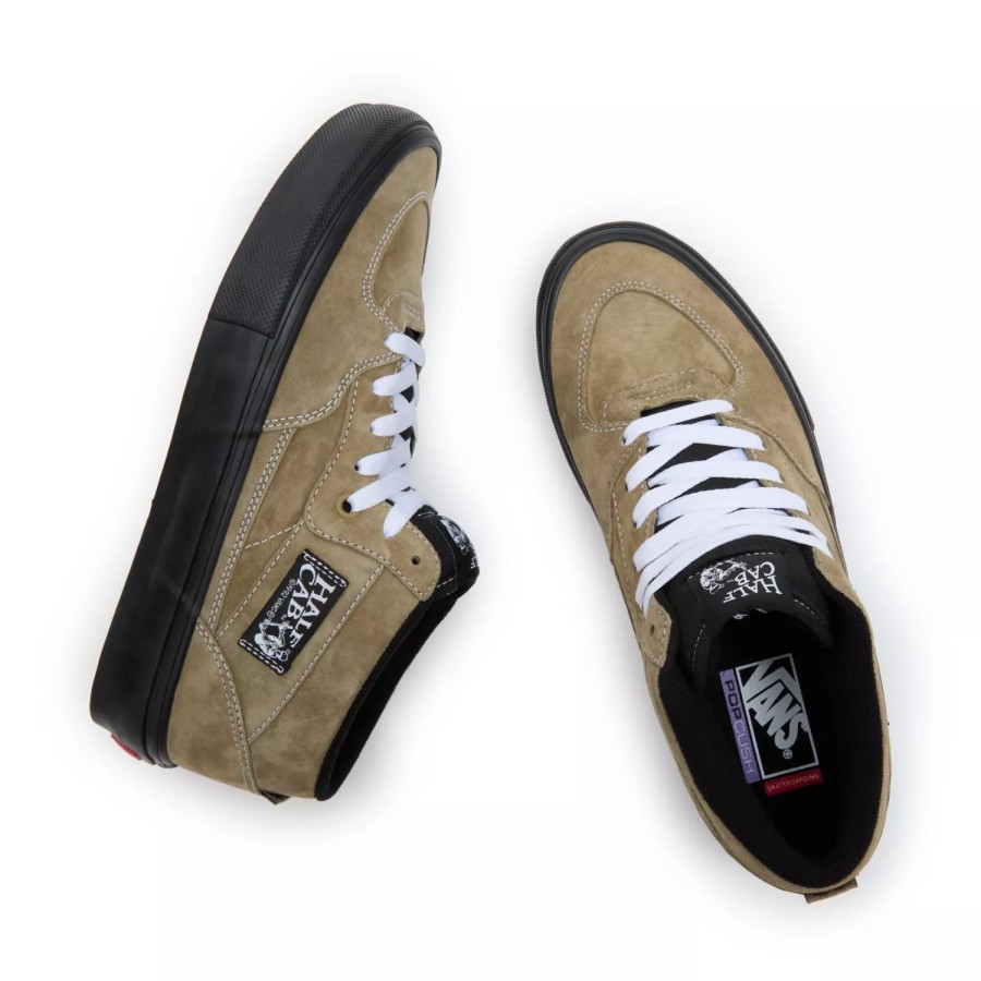 Herren VANS Skateschuhe | Skate Half Cab Schuhe Aus Schweinswildleder Grun