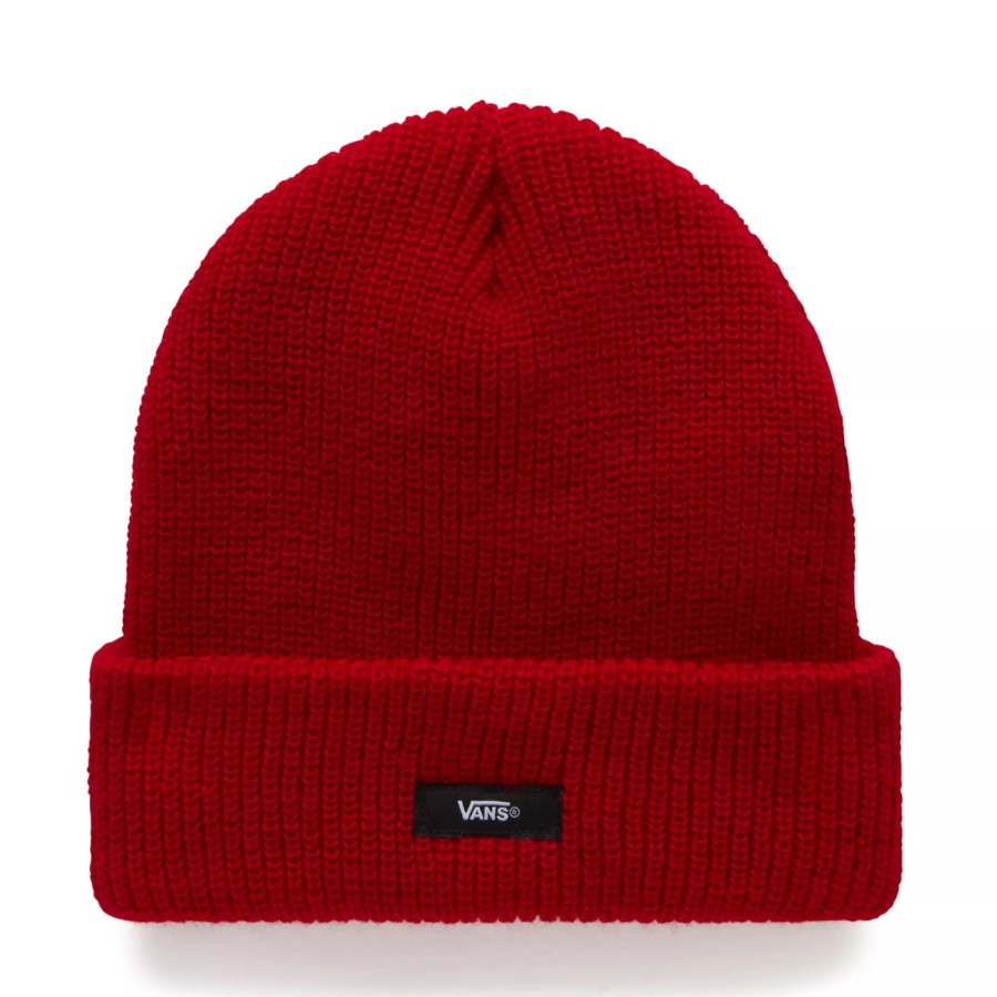 Herren VANS Mutzen, Caps & Hute | Eastview Beanie Mit Umschlag Rot