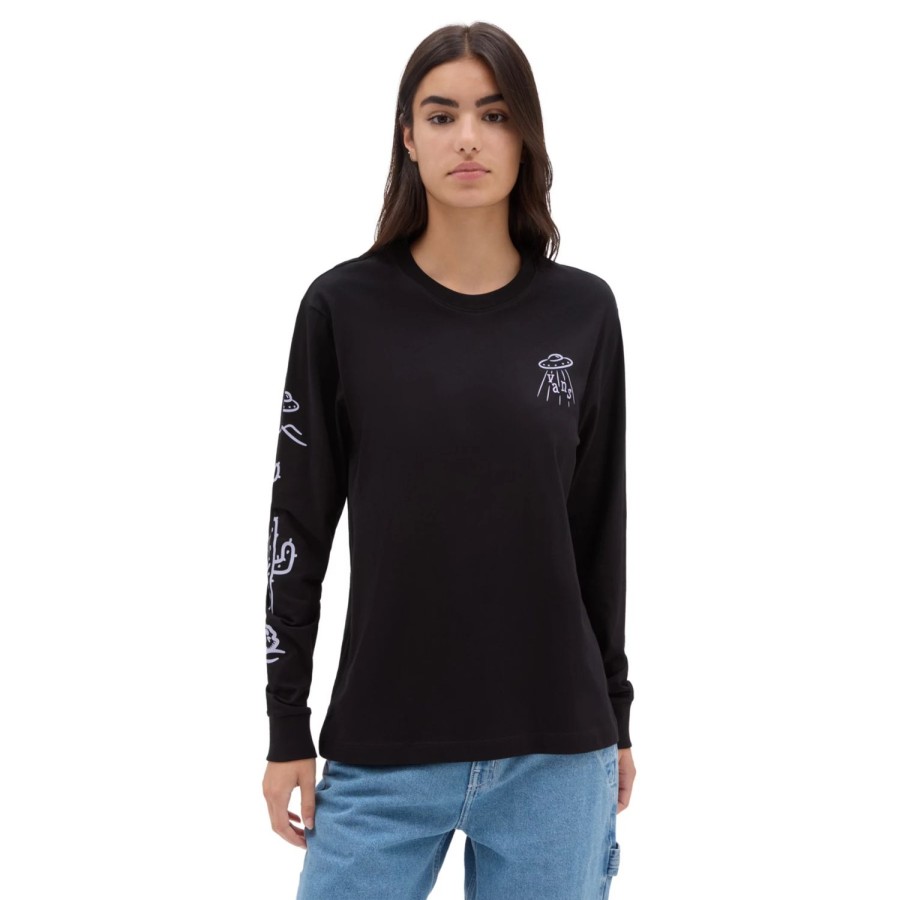 Damen VANS T-Shirts & Oberteile | Area 66 Langarmshirt Schwarz